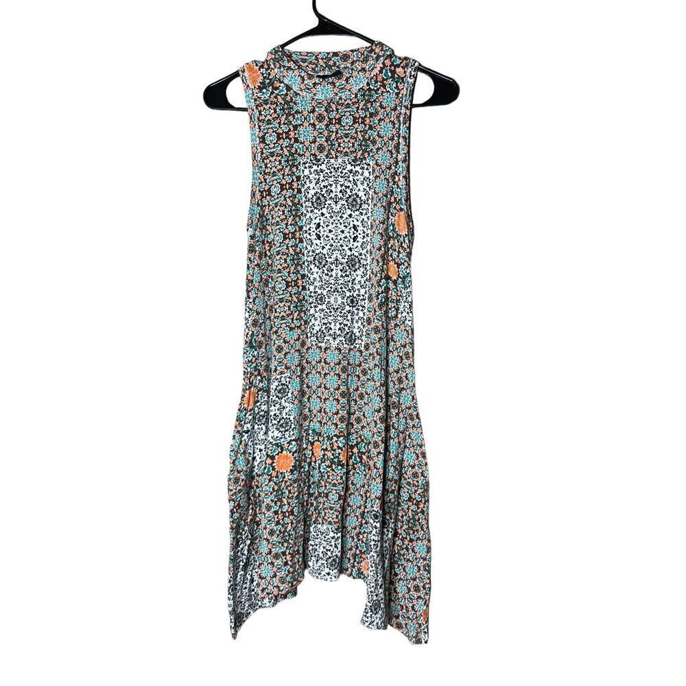 Anthropologie Maeve BOHO Floral Mixed Print Sleeveless Dress Size Small - Picture 1 of 9